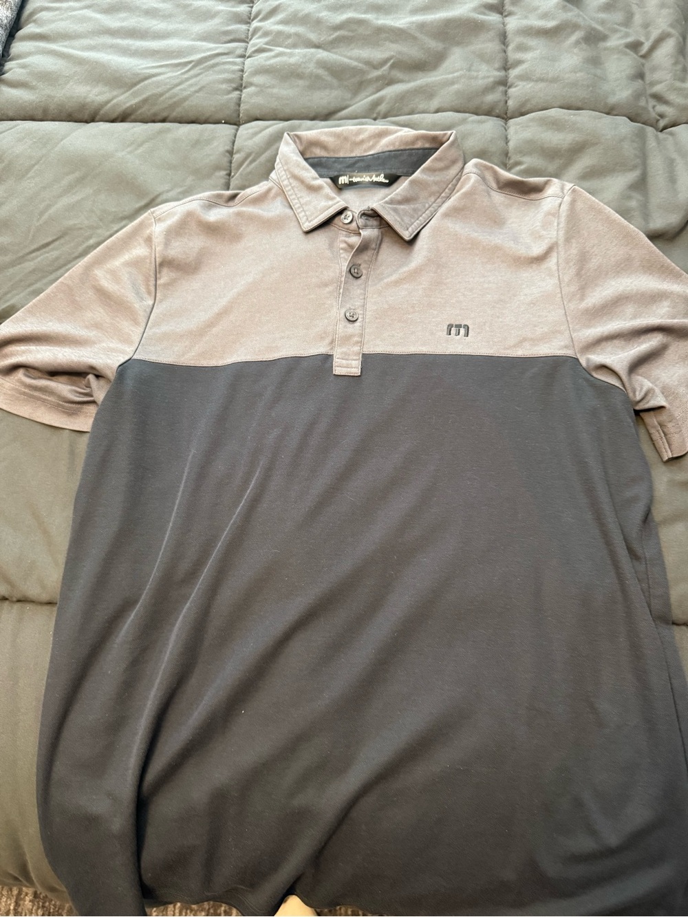 Travis Mathew Two-Tone Polo Shirt